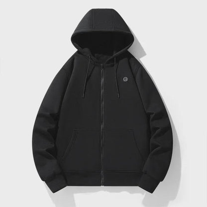 Electric Heated Zip Up Hoodie With Built-In Heating Elements Keeps You Warm Without Bulk - Image 7