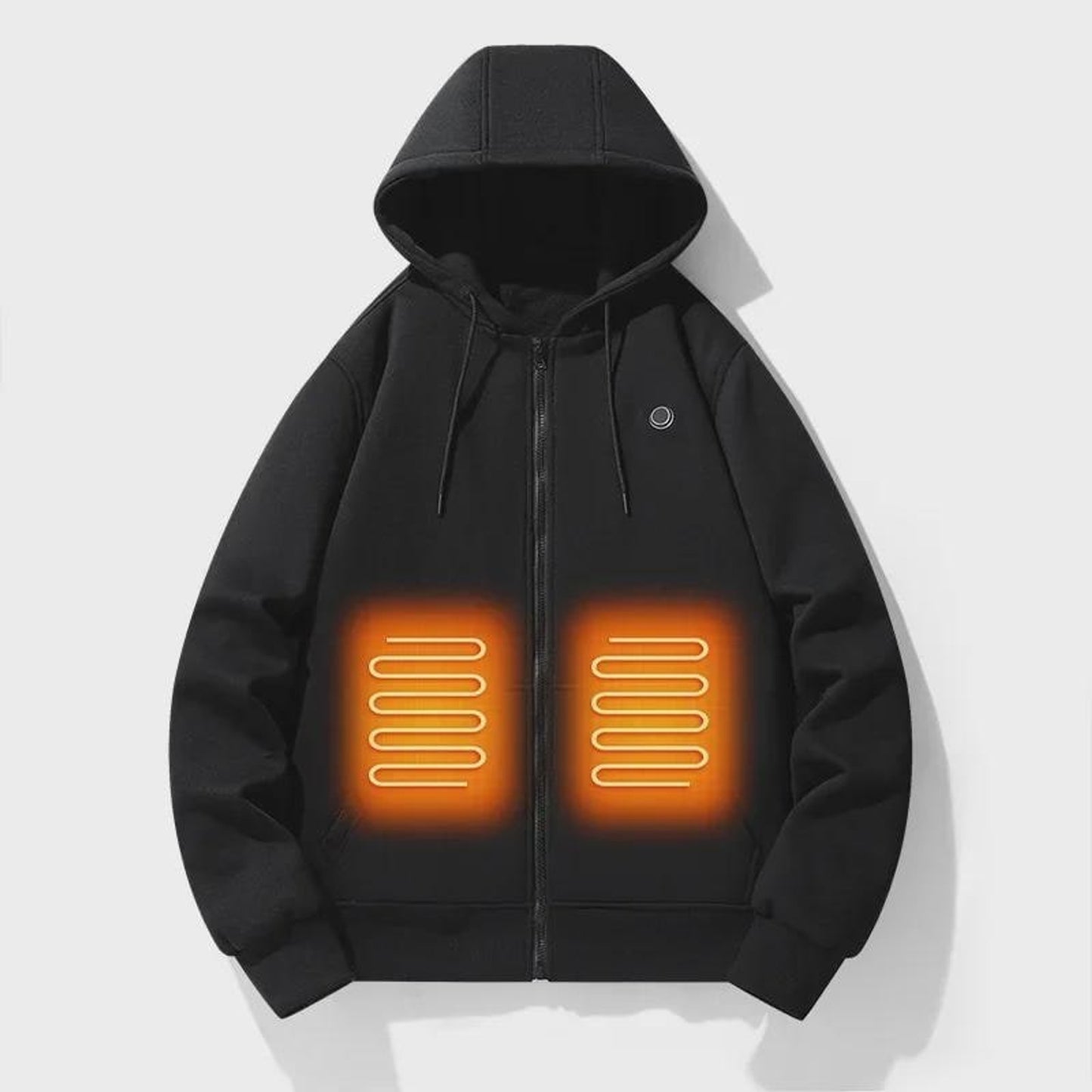 Electric Heated Zip Up Hoodie With Built-In Heating Elements Keeps You Warm Without Bulk - Image 6