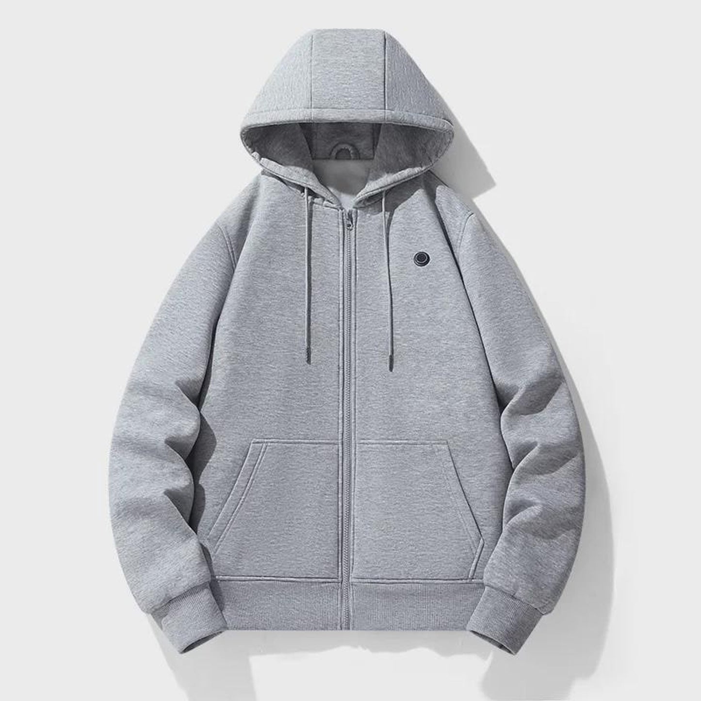 Electric Heated Zip Up Hoodie With Built-In Heating Elements Keeps You Warm Without Bulk - Image 3