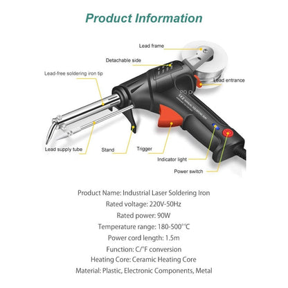 Electric Lead-Free Soldering Iron Soldering Gun Cutting Tool - Image 8