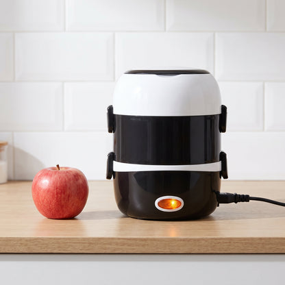 Lunch Box Electric Food Warmer Steamer Portable - scale