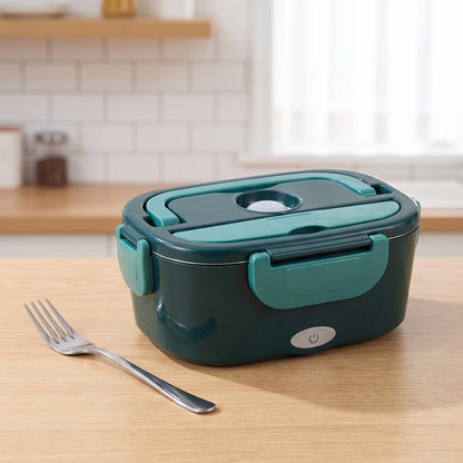 Lunch Box Electric Food Warmer Heated Portable Stainless Steel - scale