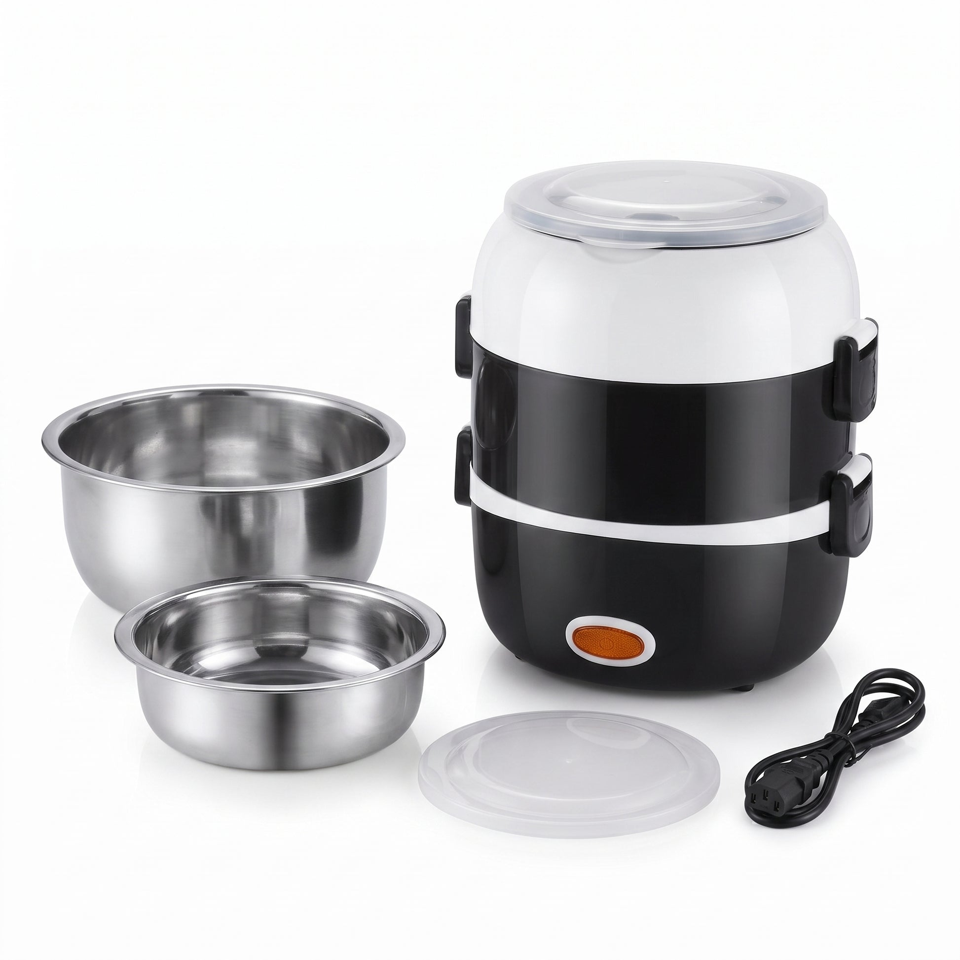 Lunch Box Electric Food Warmer Steamer Portable - studio