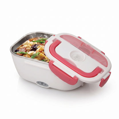 Lunch Box Electric Food Warmer Heated Portable Stainless Steel - studio