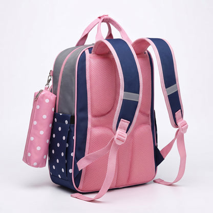 School Bag Elementary Kids Backpack Breathable Reflective - angle