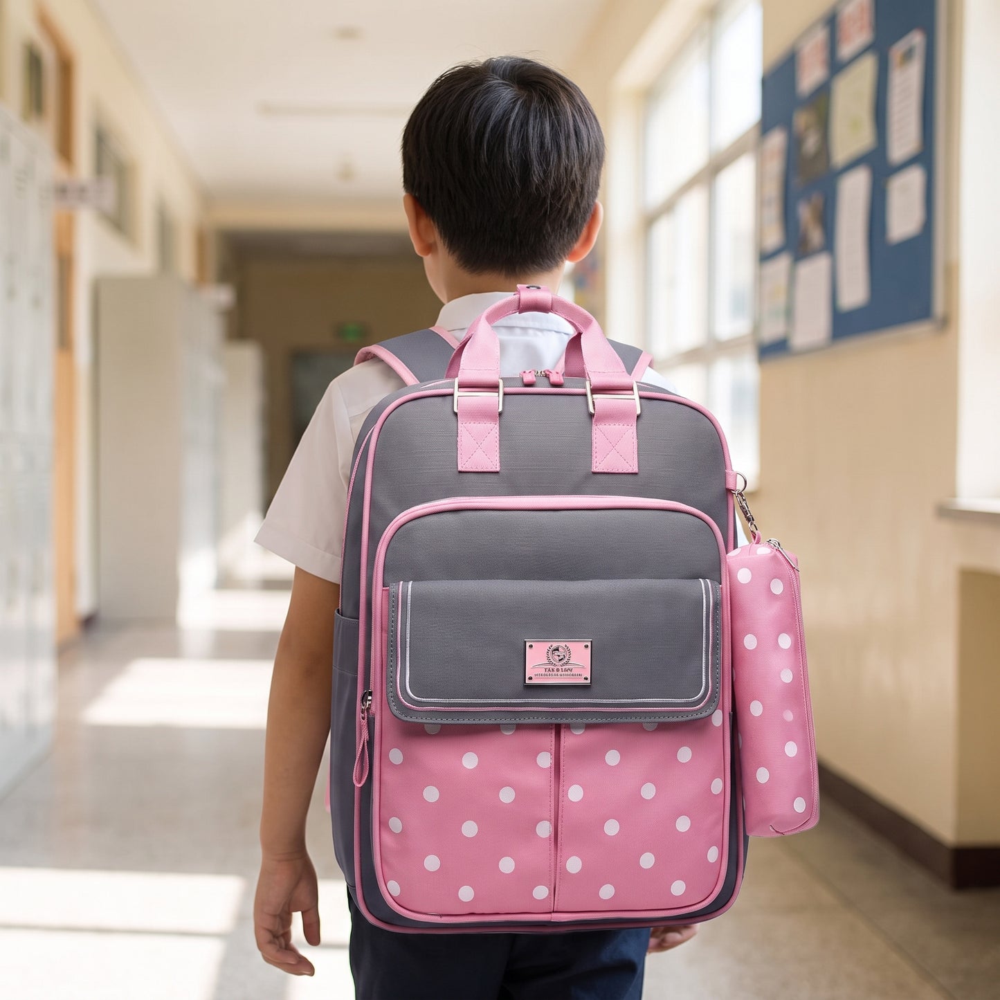 School Bag Elementary Kids Backpack Breathable Reflective - hero