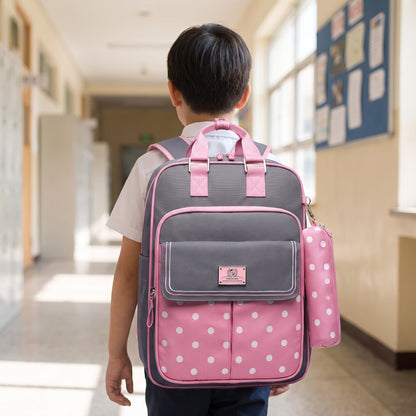 School Bag Elementary Kids Backpack Breathable Reflective - hero