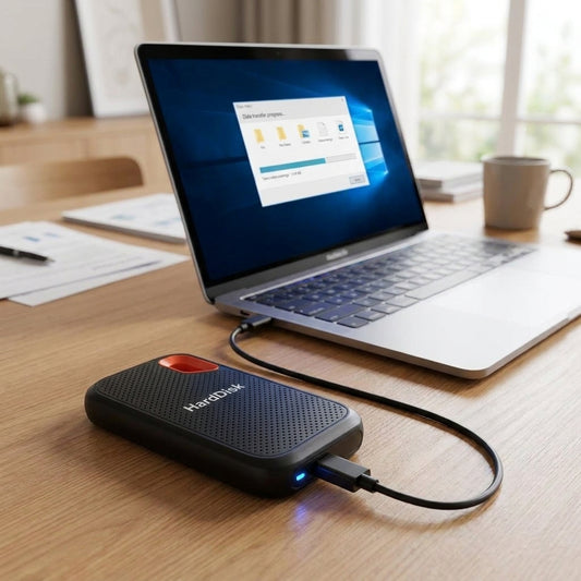 External Hard Drive Portable Hard Drive USB Hard Drive Black Type - Image 2