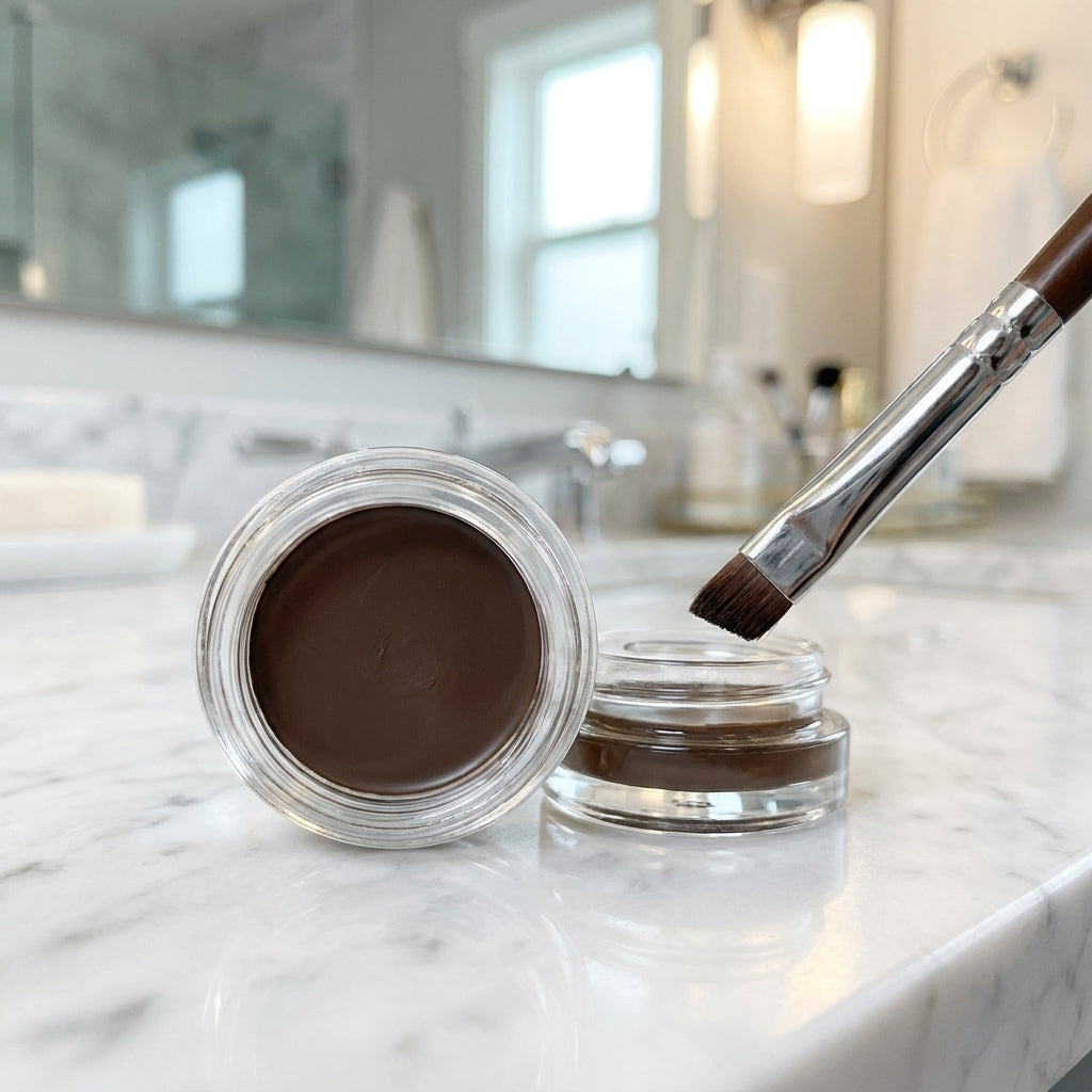 Makeup Kit Eyebrow Makeup Eyebrow Pomade Sculpting Angled Brush - Image 4