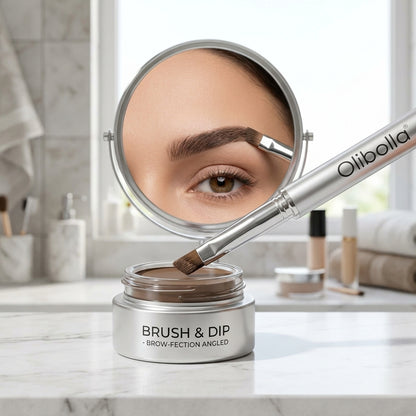 Makeup Kit Eyebrow Makeup Eyebrow Pomade Sculpting Angled Brush - Image 5