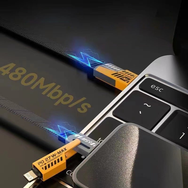 Fast Charging Cable Lightning Cable 4 1 Multi Durable - Image 10