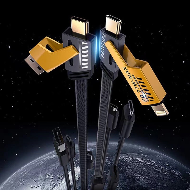 Fast Charging Cable Lightning Cable 4 1 Multi Durable - Image 9