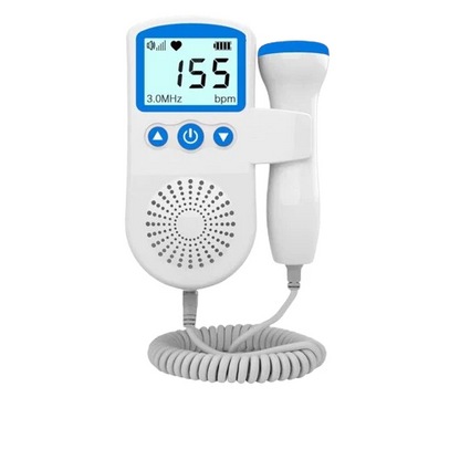 Fetal Doppler Monitor For Home Use With Handheld Probe And Built-In Speaker For Clear Sound - Image 3