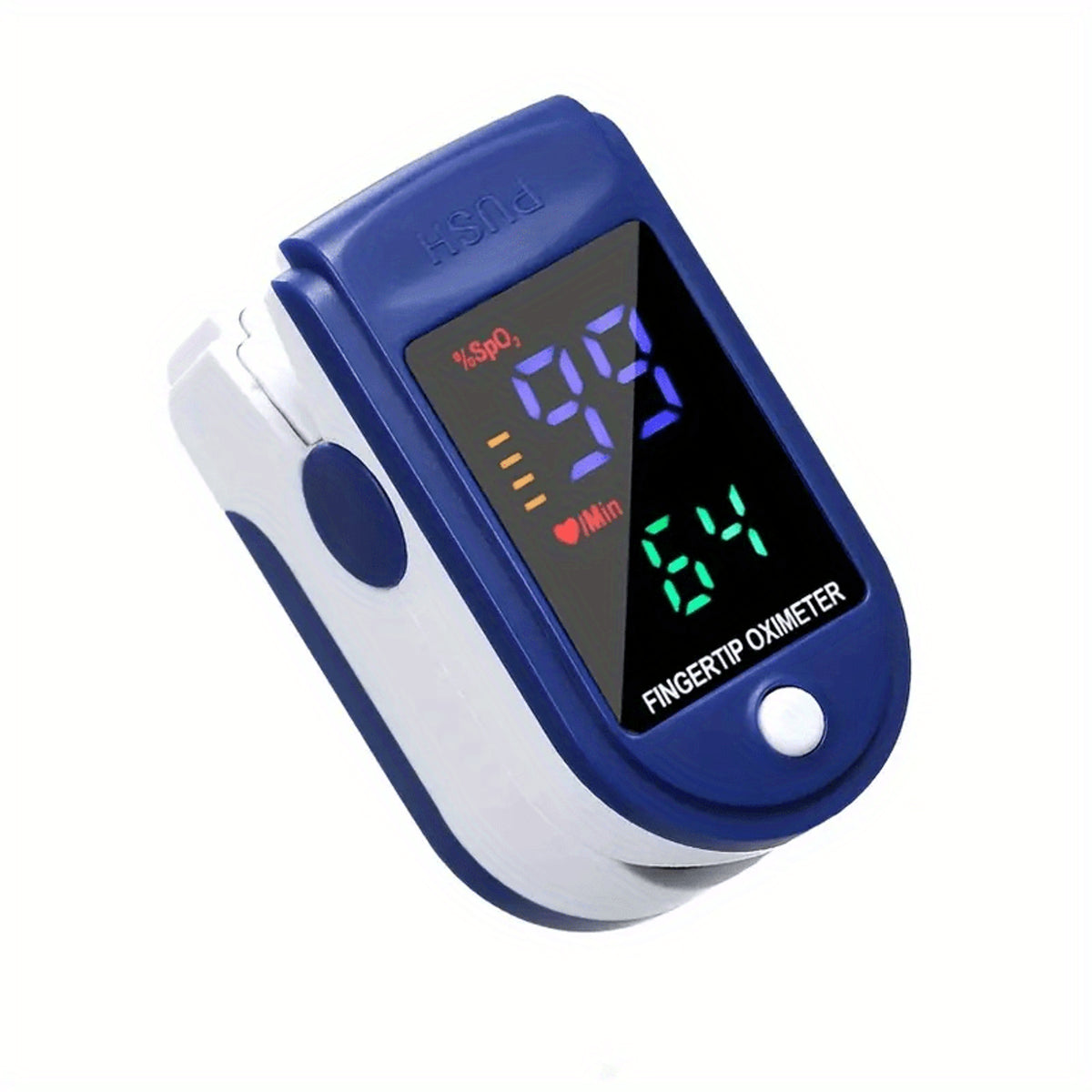 Fingertip Oximeter Pulse For Oxygen Level And Heart Rate Monitoring As A Compact Finger Device For Daily Wellness Tracking At Home - Image 1
