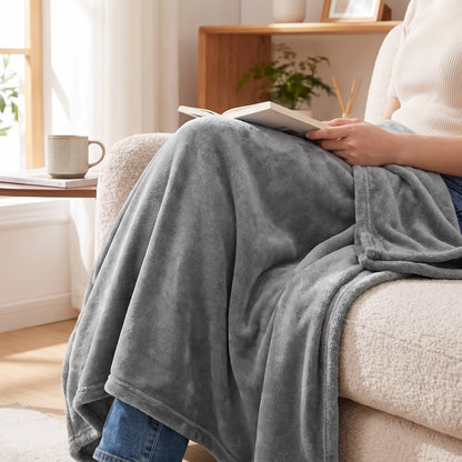 Fleece Throw Blanket Soft Plush For Bed And Sofa - Image 6