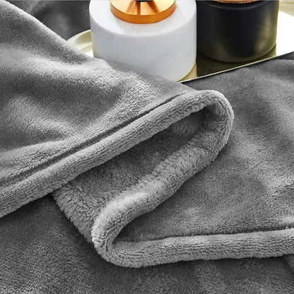 Fleece Throw Blanket Soft Plush For Bed And Sofa - Image 1