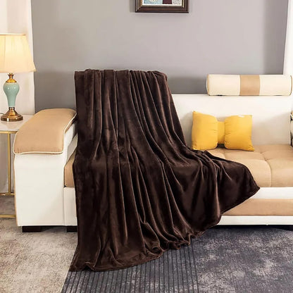 Fleece Throw Blanket Soft Plush For Bed And Sofa - Image 3