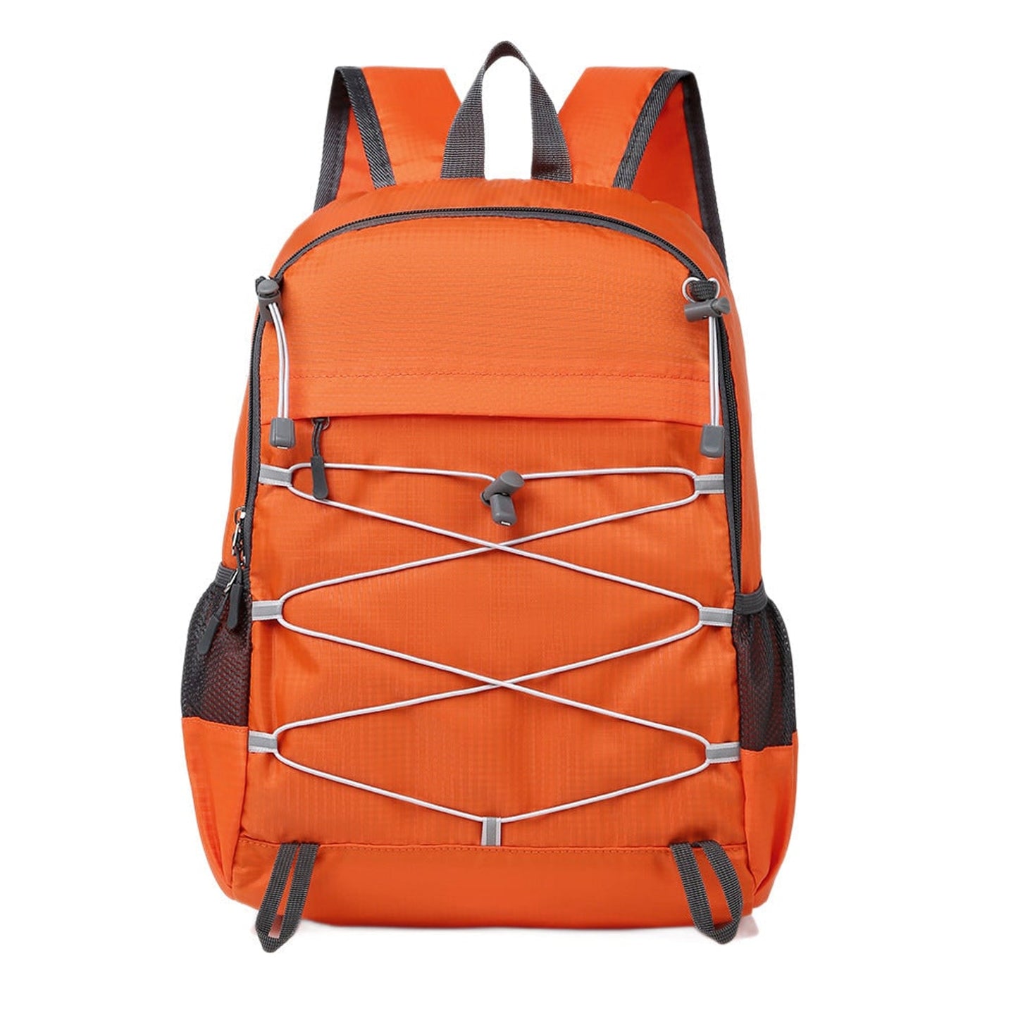 Foldable Backpack with Adjustable Compact Travel and Cord-Crossing Front - Image 1