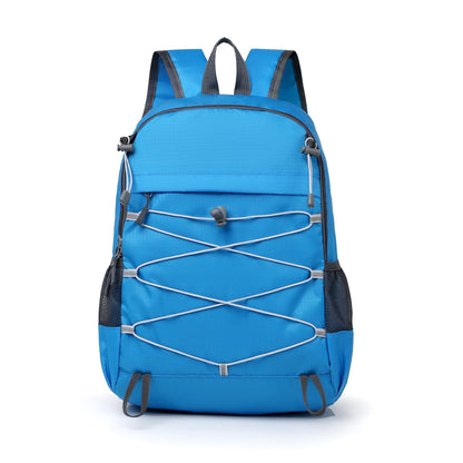 Foldable Backpack with Adjustable Compact Travel and Cord-Crossing Front - Image 3