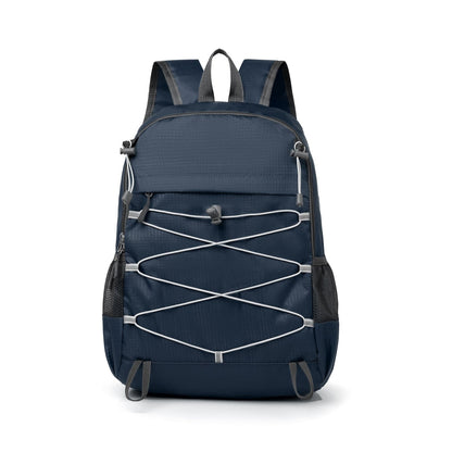 Foldable Backpack with Adjustable Compact Travel and Cord-Crossing Front - Image 5