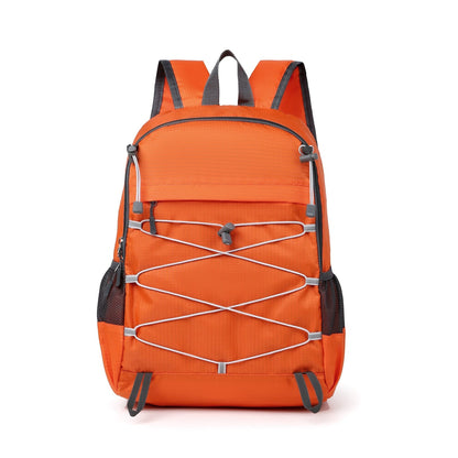 Foldable Backpack with Adjustable Compact Travel and Cord-Crossing Front - Image 4