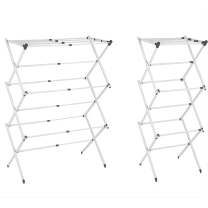 Foldable Clothes Drying Rack With 3-Tier Collapsible Design For Indoor And Outdoor Use - Image 5