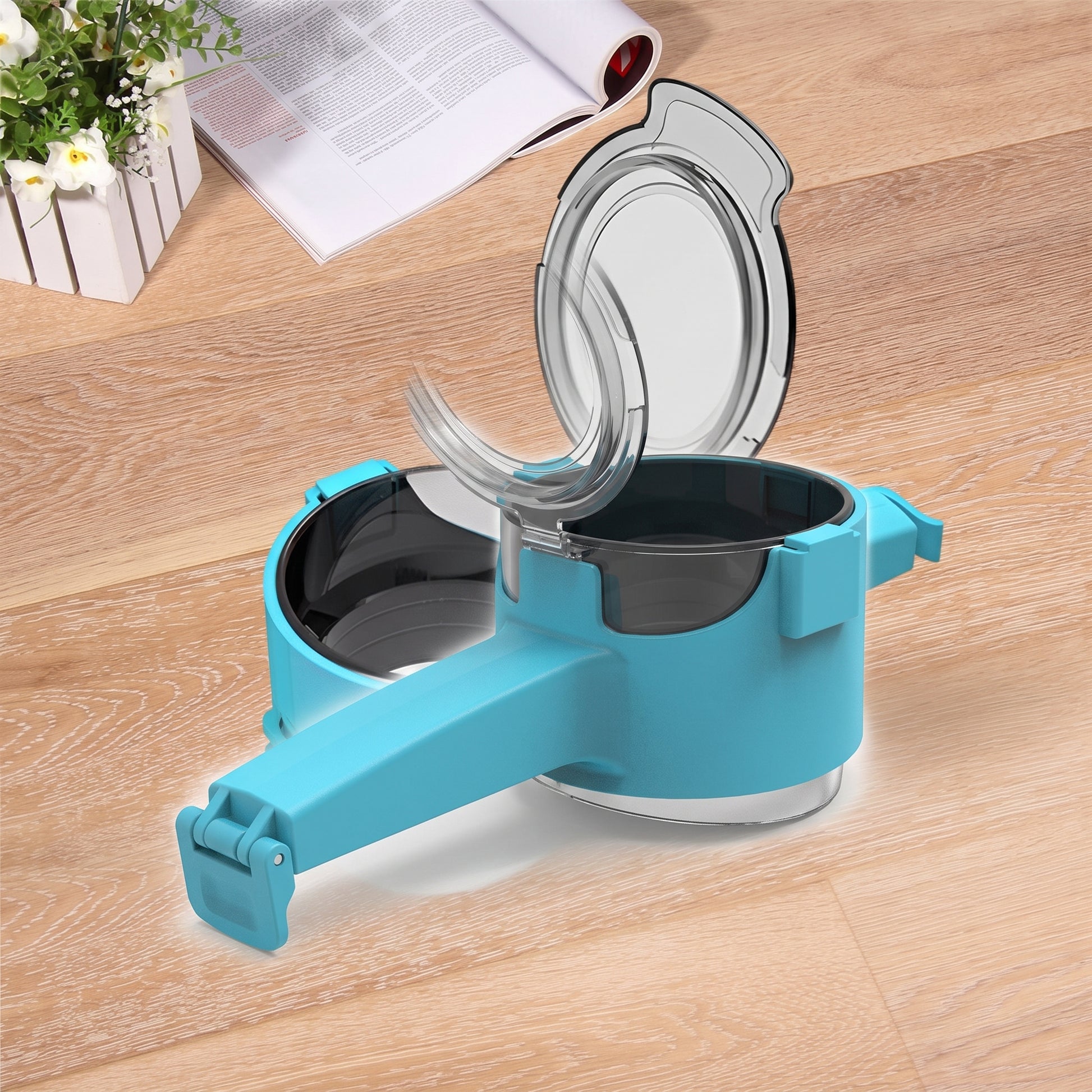Bag Clips Dry Food Spout Assorted Pastel Colors Hinged Lid - angle