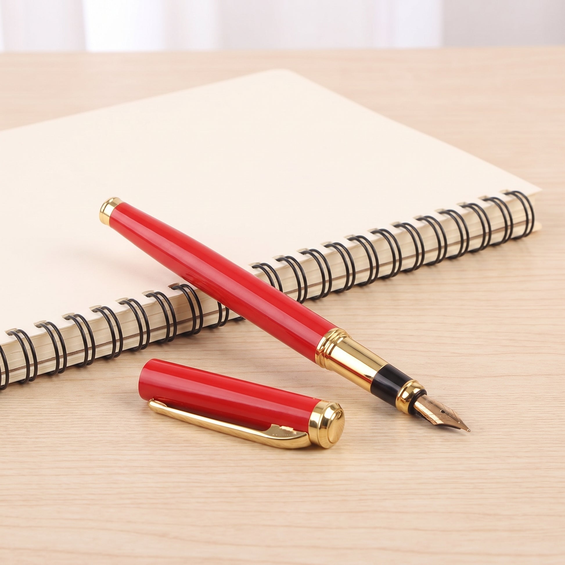 School Supplies Fountain Pen Ink Metal Classic Gift - scale