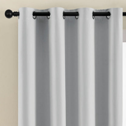 Full Blackout Thermal Curtains Insulated Grommet Panels For Noise Reduction And Light Blocking - Image 10