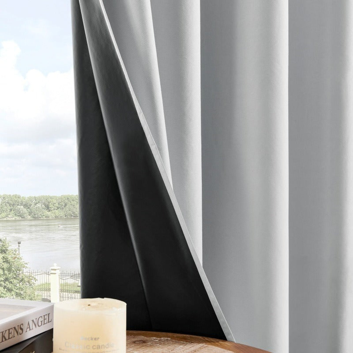 Full Blackout Thermal Curtains Insulated Grommet Panels For Noise Reduction And Light Blocking - Image 9