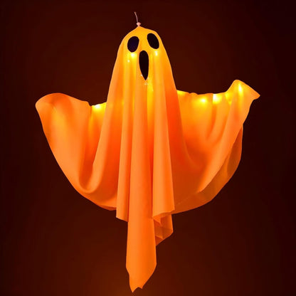Glowing Fabric Design Ghost Decoration For Halloween Eye-Catching Hanging Light - Image 4