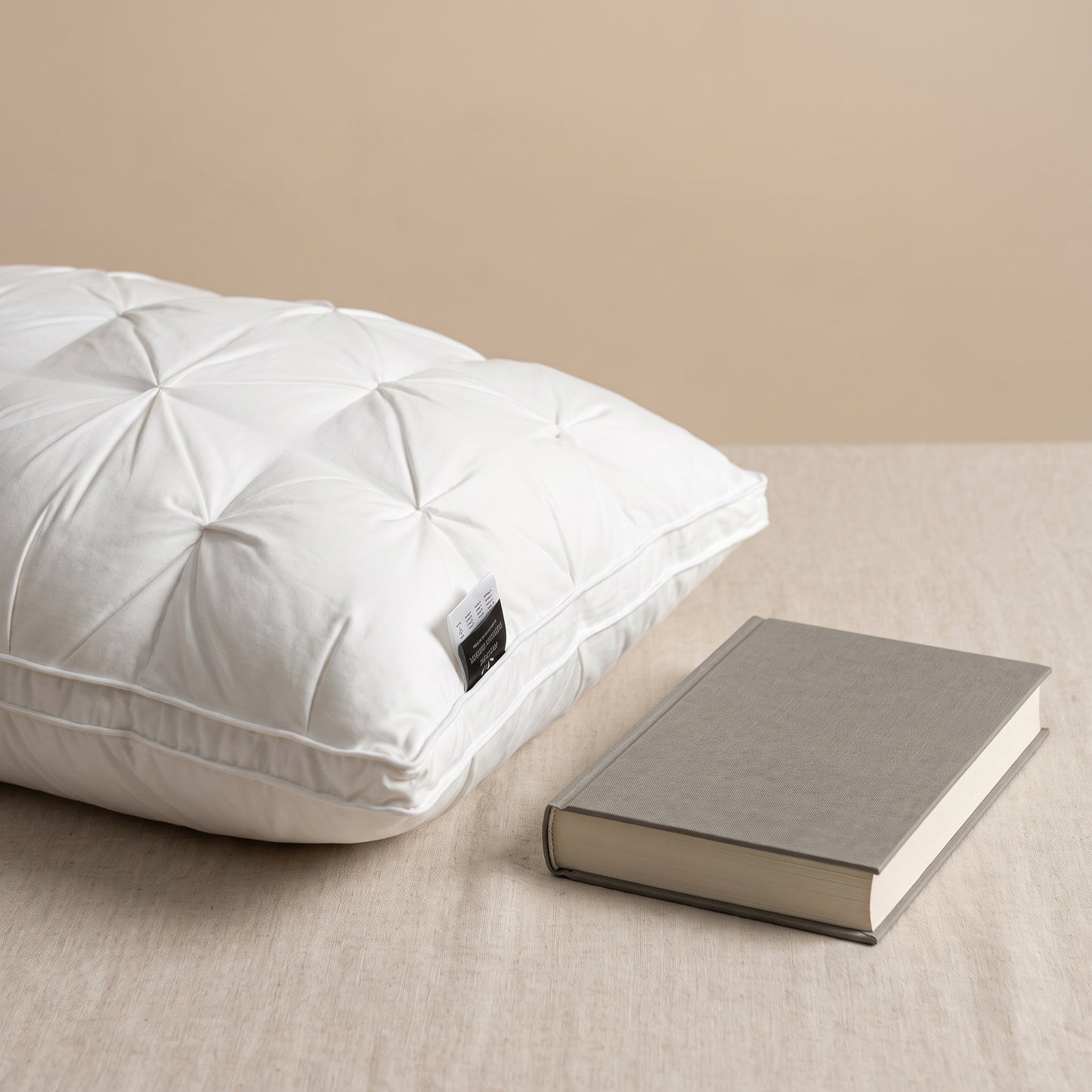 Goose Down Pillow Feather Bed Hotel Quality Quilted - scale