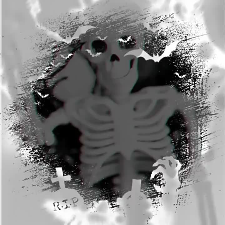 Gothic Halloween Wreath With Skeleton And Pumpkin Door Decor Wall Hanging Ready For Halloween Decor - Image 5