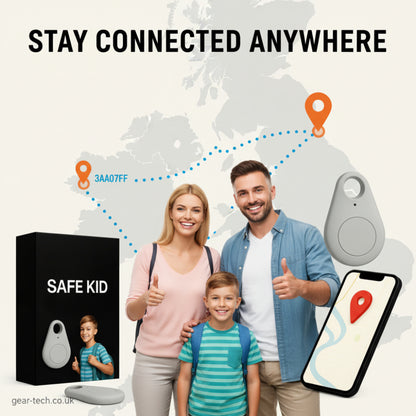 GPS Tracker With Real-Time Location Tracking Android Bluetooth Connectivity And Water-Resistant Keyring Tag - Image 1