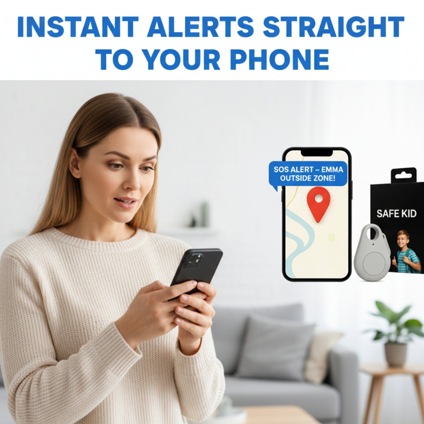GPS Tracker With Real-Time Location Tracking Android Bluetooth Connectivity And Water-Resistant Keyring Tag - Image 7