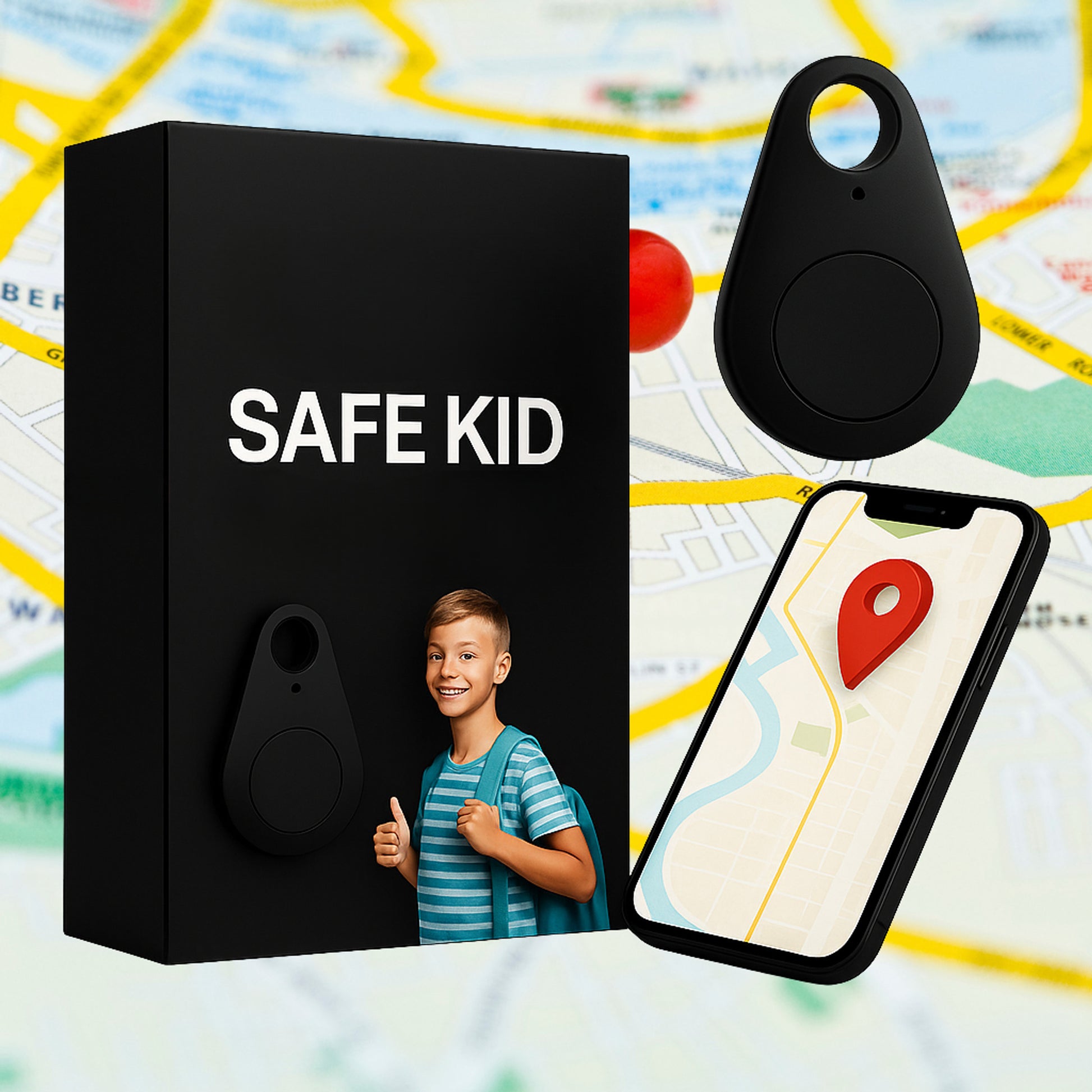GPS Tracker With Real-Time Location Tracking Android Bluetooth Connectivity And Water-Resistant Keyring Tag - Image 22