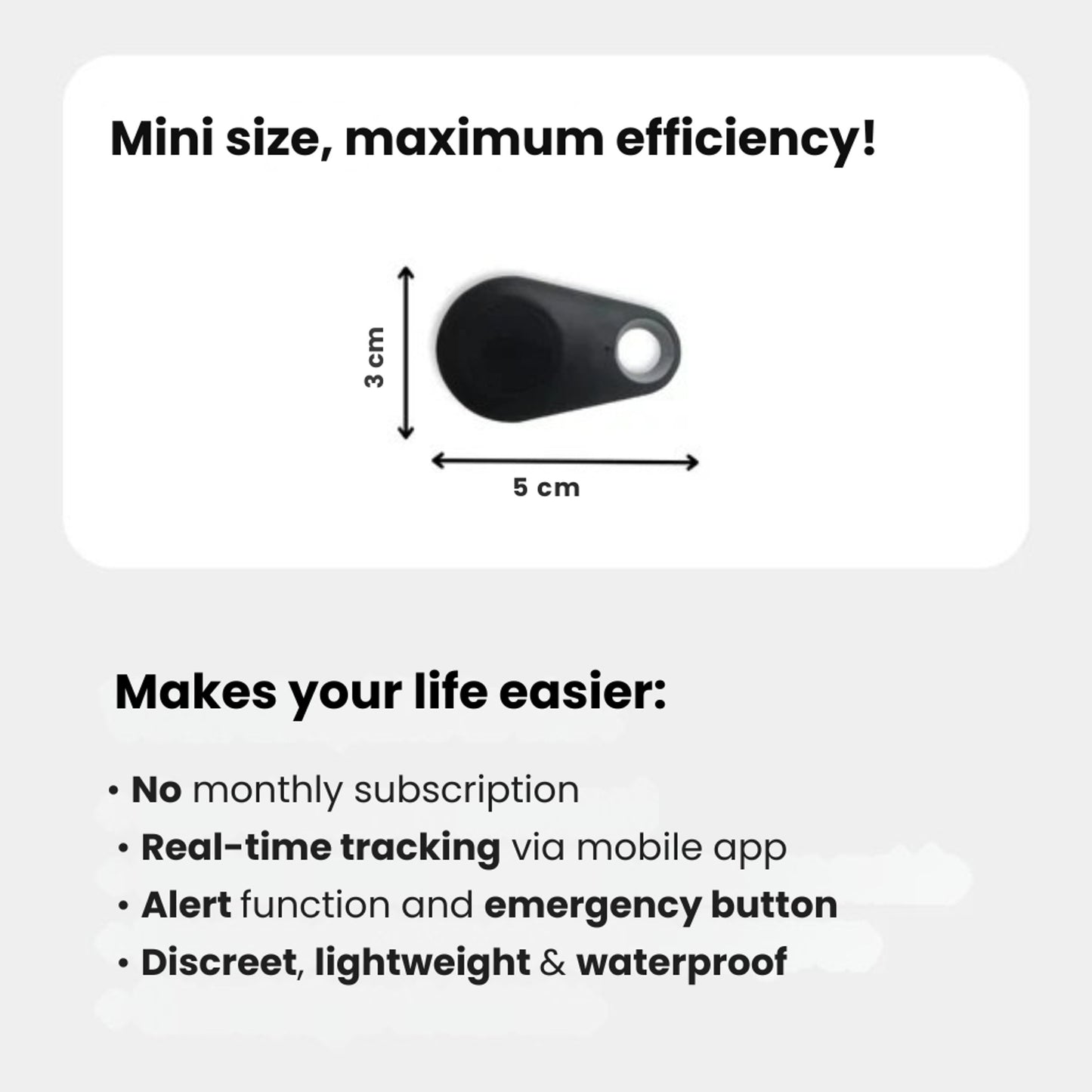 GPS Tracker With Real-Time Location Tracking Android Bluetooth Connectivity And Water-Resistant Keyring Tag - Image 14