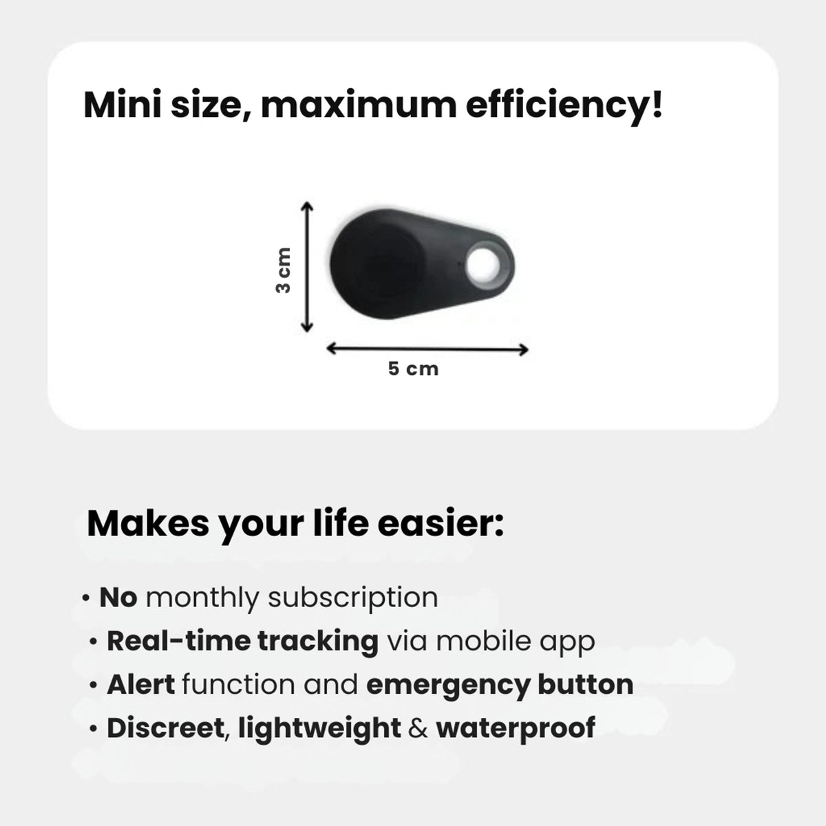 GPS Tracker With Real-Time Location Tracking Android Bluetooth Connectivity And Water-Resistant Keyring Tag - Image 14