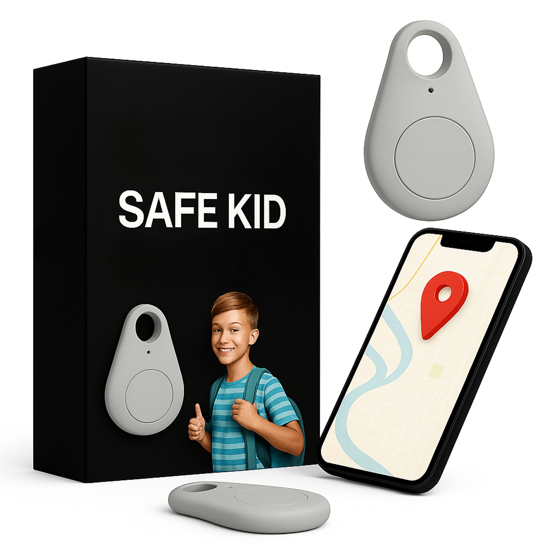 GPS Tracker With Real-Time Location Tracking Android Bluetooth Connectivity And Water-Resistant Keyring Tag - Image 18