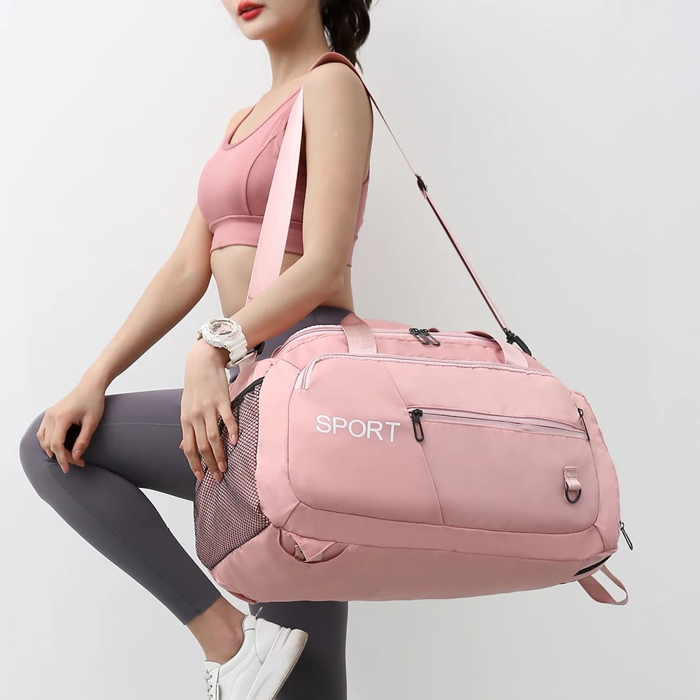 Gym Bag Travel Duffel Shoe Compartment Sports - Image 6