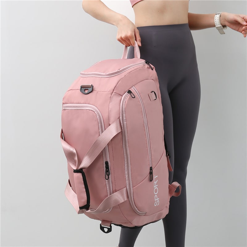 Gym Bag Travel Duffel Shoe Compartment Sports - Image 8