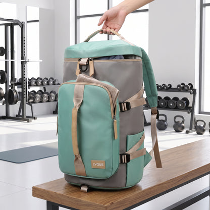 Backpack Gym Bag Travel Duffel with Shoe Compartment - hero
