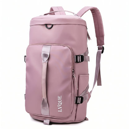 Backpack Gym Bag Travel Duffel with Shoe Compartment - Image 14