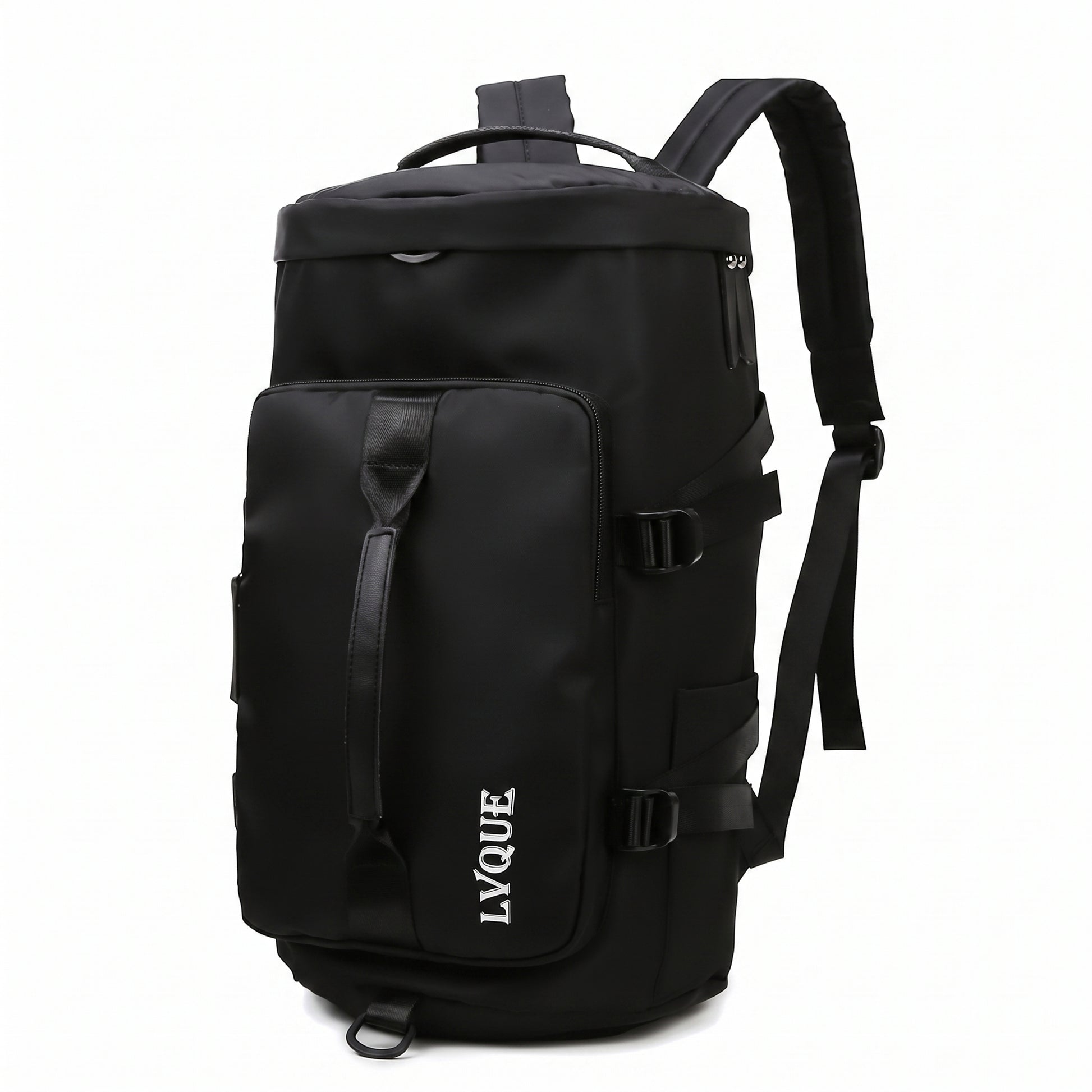 Backpack Gym Bag Travel Duffel with Shoe Compartment - Image 9