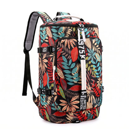 Backpack Gym Bag Travel Duffel with Shoe Compartment - Image 8
