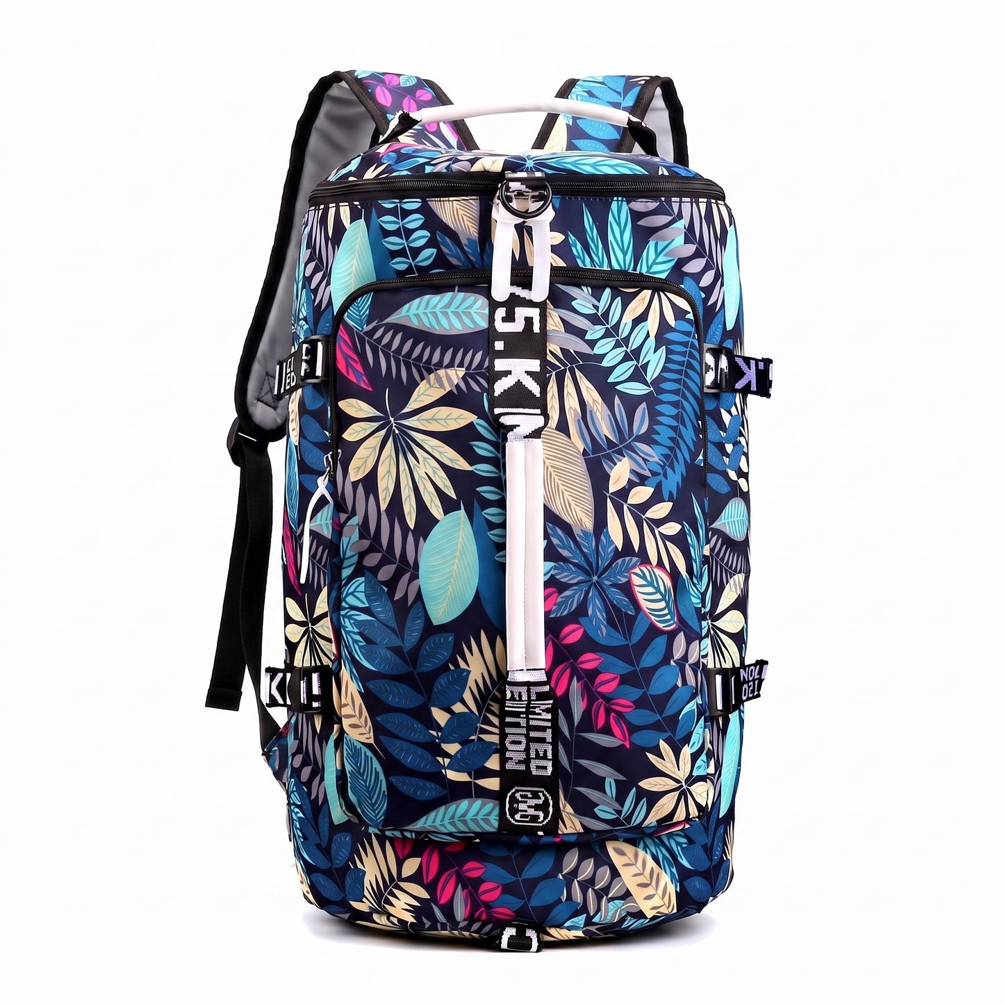 Backpack Gym Bag Travel Duffel with Shoe Compartment - Image 11