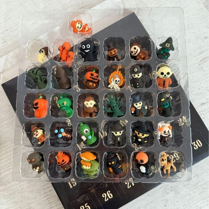 Halloween Advent Calendar Countdown Decor With Spooky Miniature Figurines For Daily Collectible Reveal - Image 6