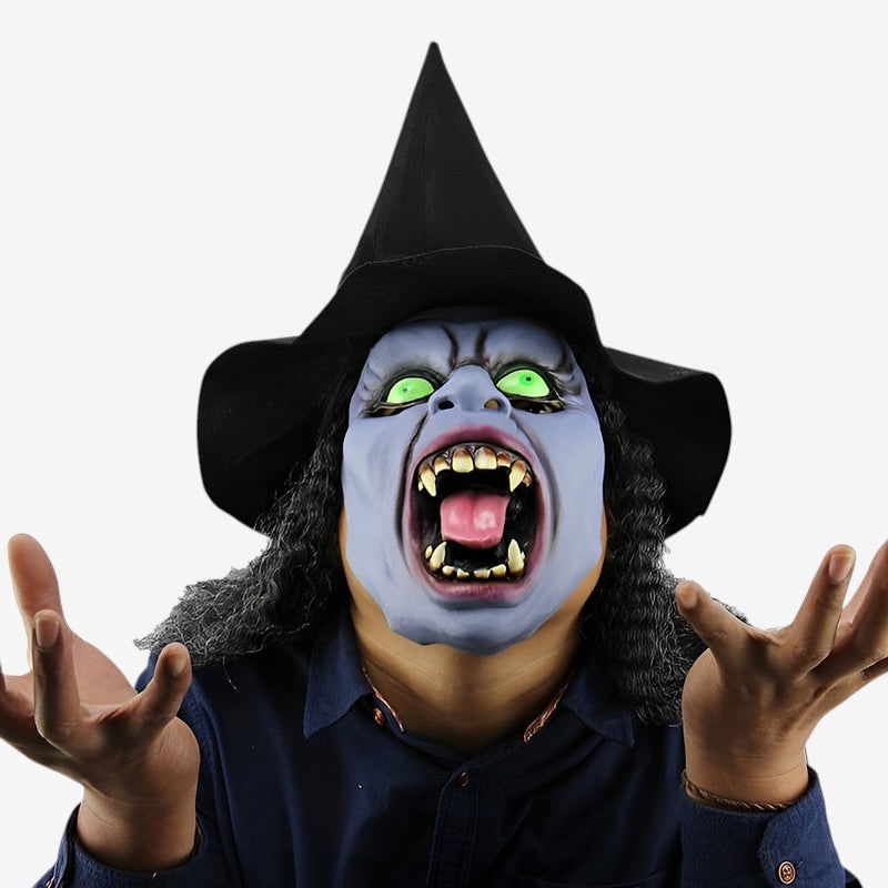 Halloween Costume Mask Full Face Realistic Elderly Adult - Image 10