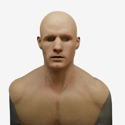Halloween Costume Mask Full Face Realistic Elderly Adult - Image 20