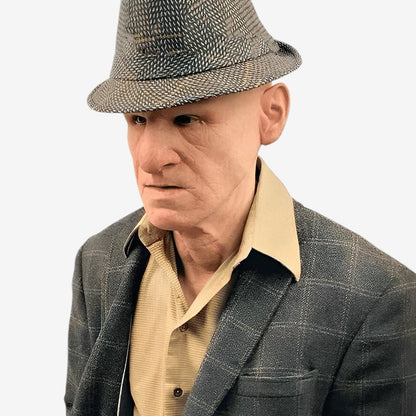 Halloween Costume Mask Full Face Realistic Elderly Adult - Image 23